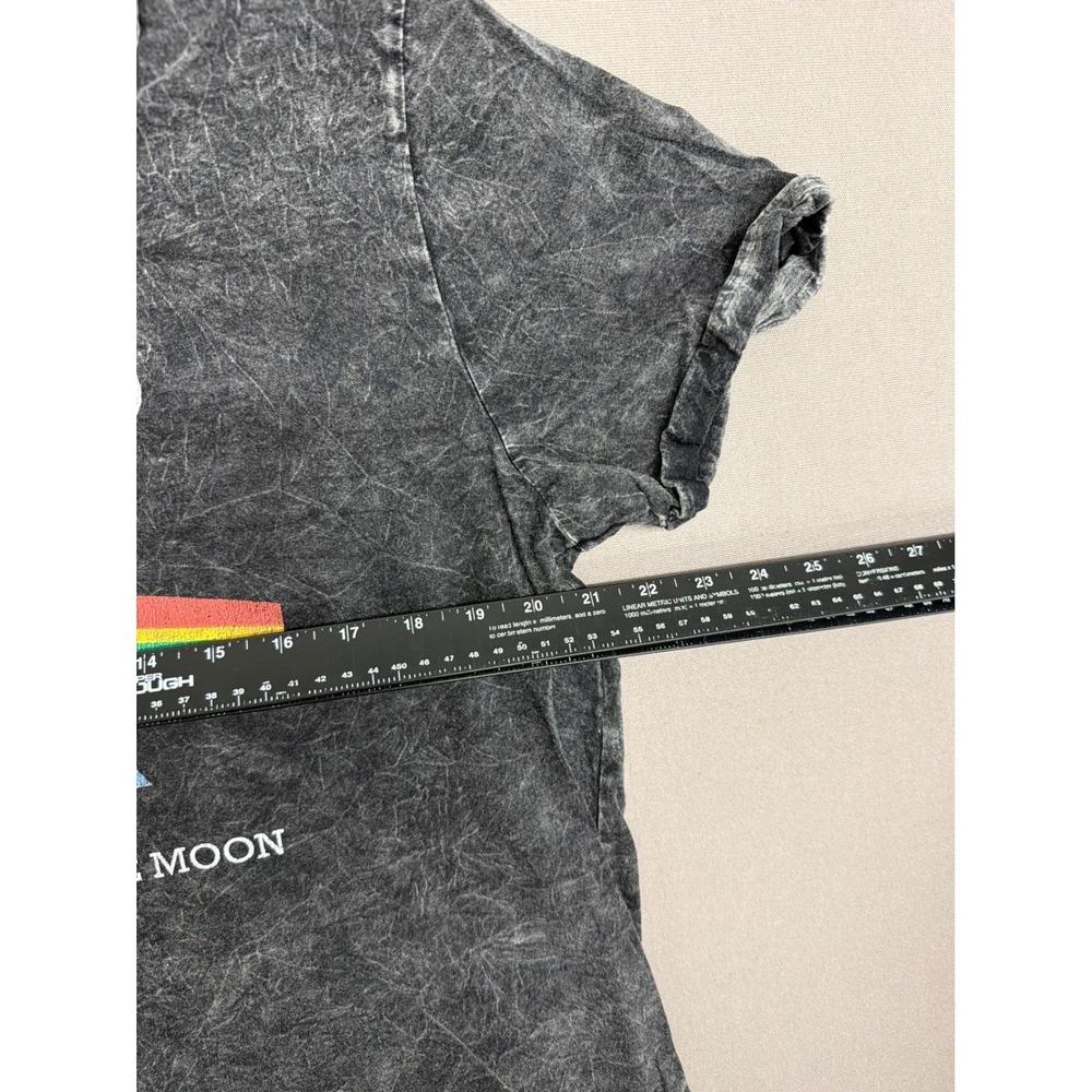 Pink Floyd Dark Side of the Moon Mineral Wash Graphic Tee Gray Size 2 Large - Picture 4 of 6